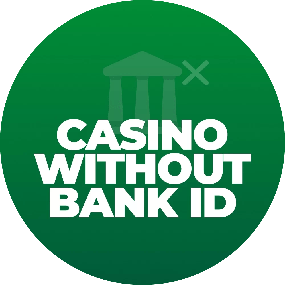 Bank i bakgrunden och utan BankID casinon
